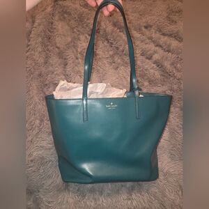 Kate Spade Teal Blue Tote Bag